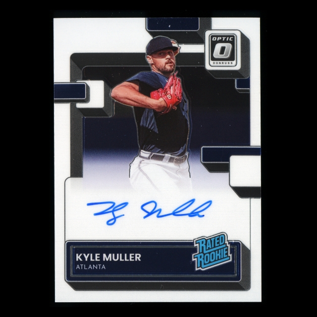 Kyle Muller 2022 Donruss Optic Rated Rookies Signatures Braves