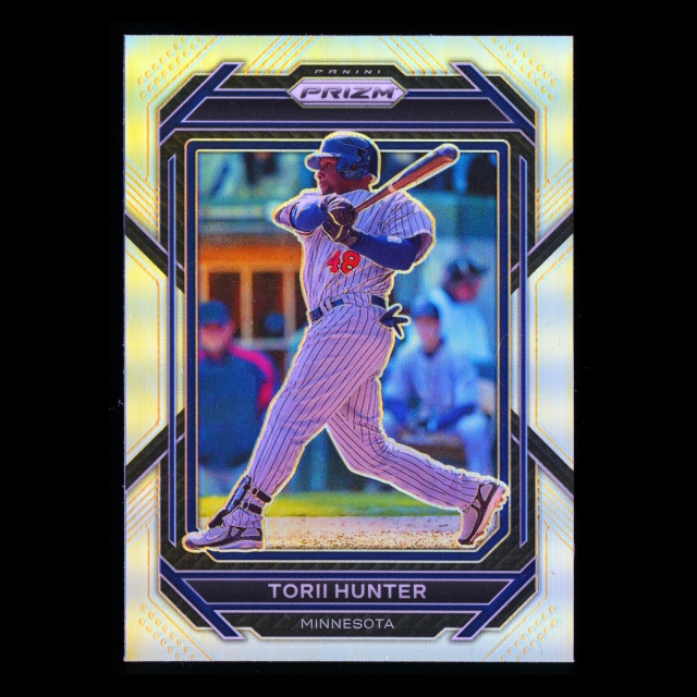 Torii Hunter 2023 Panini Prizm Silver Twins
