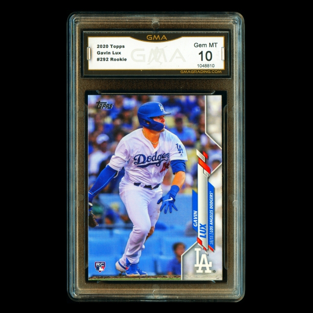Gavin Lux RC 2020 Topps Rookie Dodgers #292 Gem MT 10
