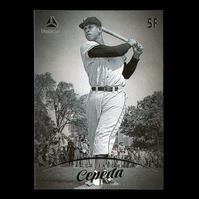 Orlando Cepeda 2023 Panini Chronicles Luminance Giants