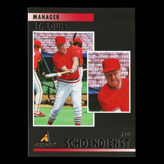 Red Schoendienst 2023 Panini Chronicles Pinnacle Cardinals