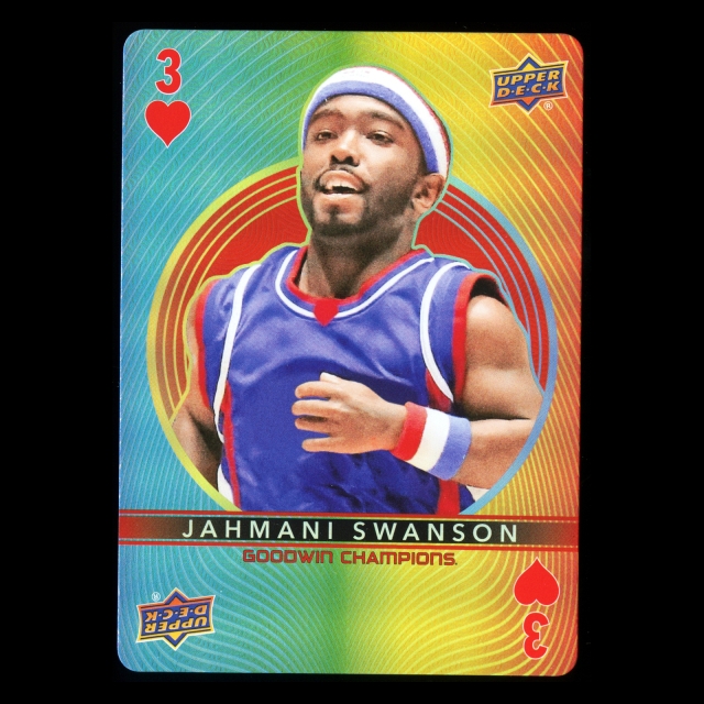 Jahmani Swanson 2022 Upper Deck Goodwin Champions Playing Cards Harlem Globetrotters