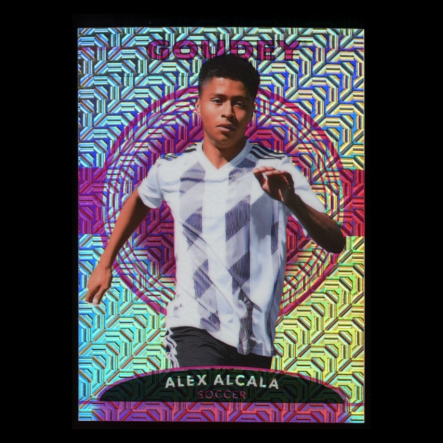 Alex Alcala 2022 Upper Deck Goodwin Champions Goudey Platinum Pink Traxx Manchester 292/299