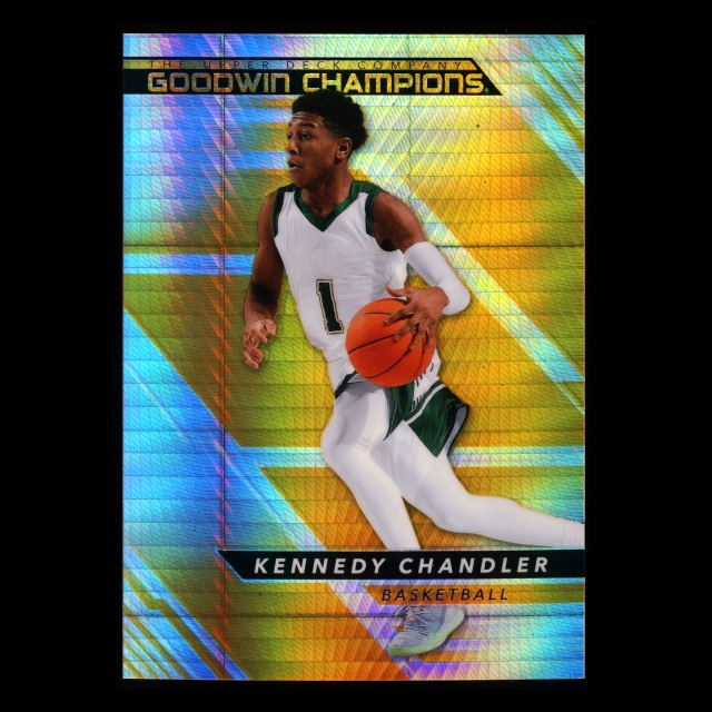 Kennedy Chandler 2022 Upper Deck Goodwin Champions Platinum High Series Orange Prism Volunteers | Long Island Nets  264/499
