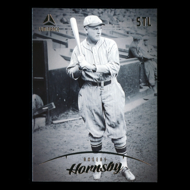 Rogers Hornsby 2023 Panini Chronicles Luminance Cardinals