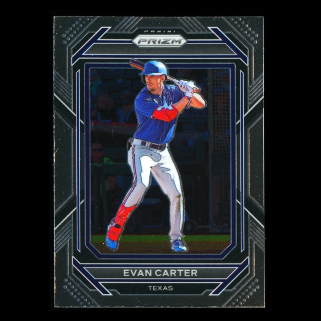 Evan Carter 2023 Panini Prizm Rangers