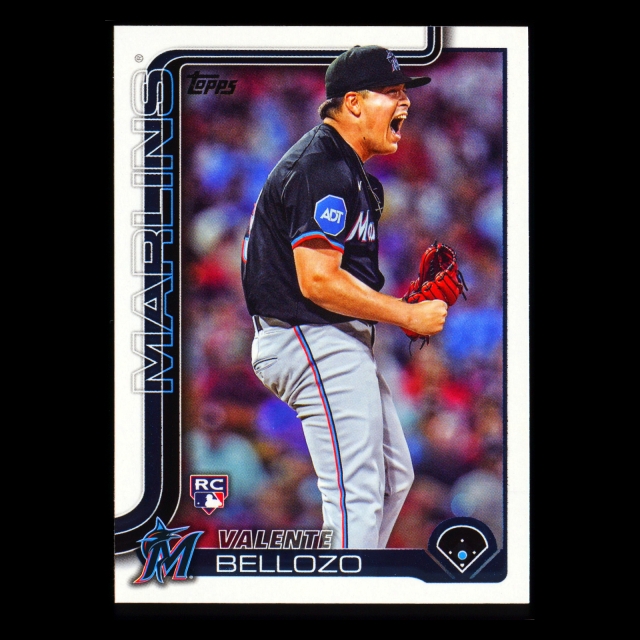 Valente Bellozo RC 2025 Topps Rookie Marlins