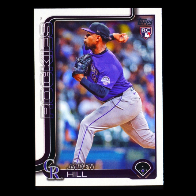 Jaden Hill RC 2025 Topps Rookie Rockies