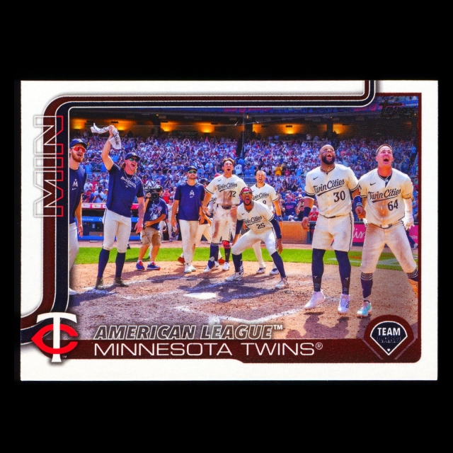 Minnesota Twins 2025 Topps Team Card Twins