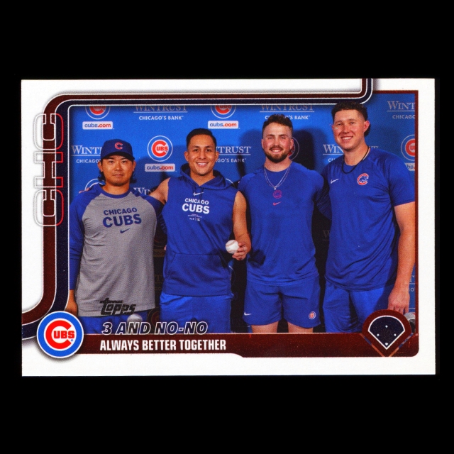 Shota Imanaga 2025 Topps Checklist Cubs
