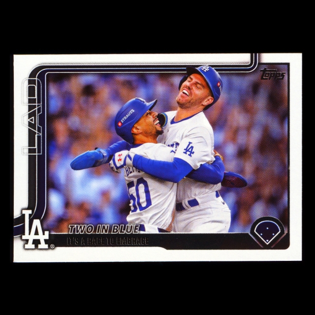 Mookie Betts 2025 Topps Checklist Dodgers