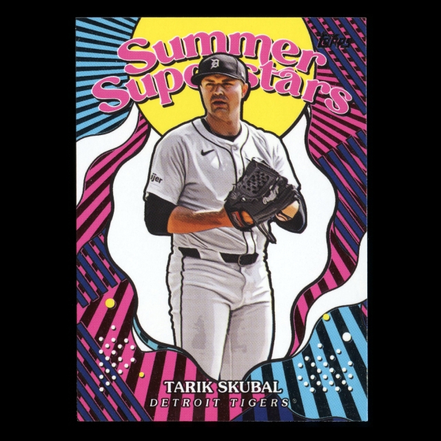 Tarik Skubal 2025 Topps Summer Superstars Tigers