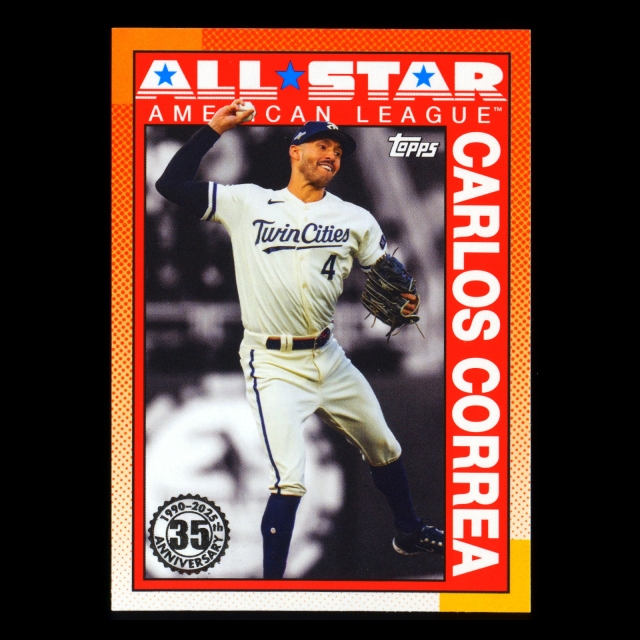 Carlos Correa 2025 Topps '90 Topps All Star Retro Twins
