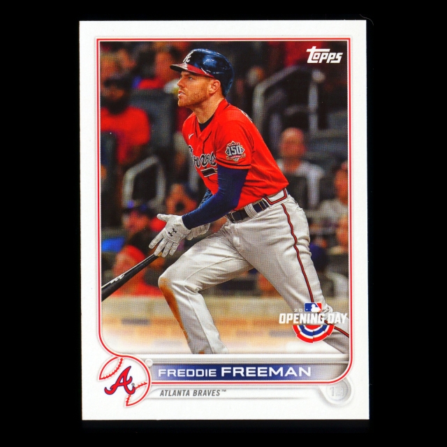 Freddie Freeman 2022 Topps Opening Day Braves
