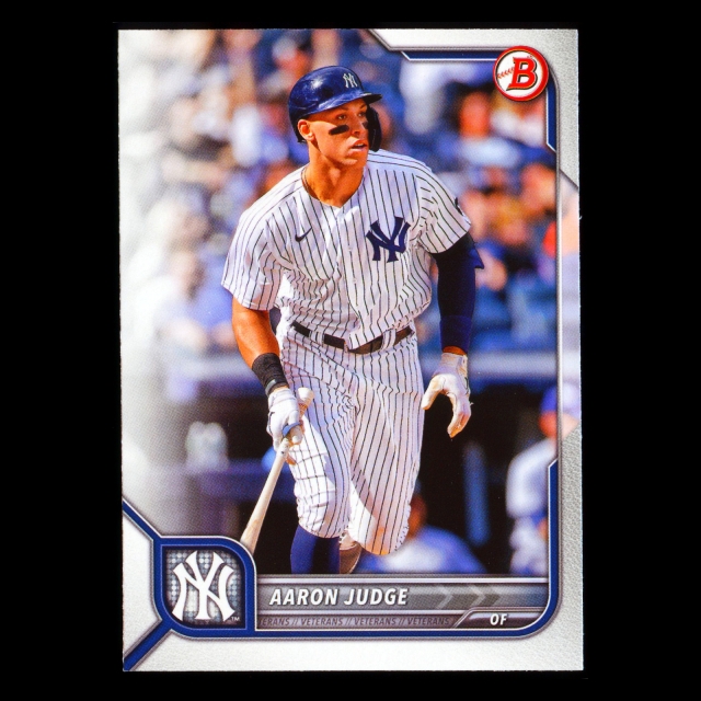 Aaron Judge 2022 Bowman Yankees