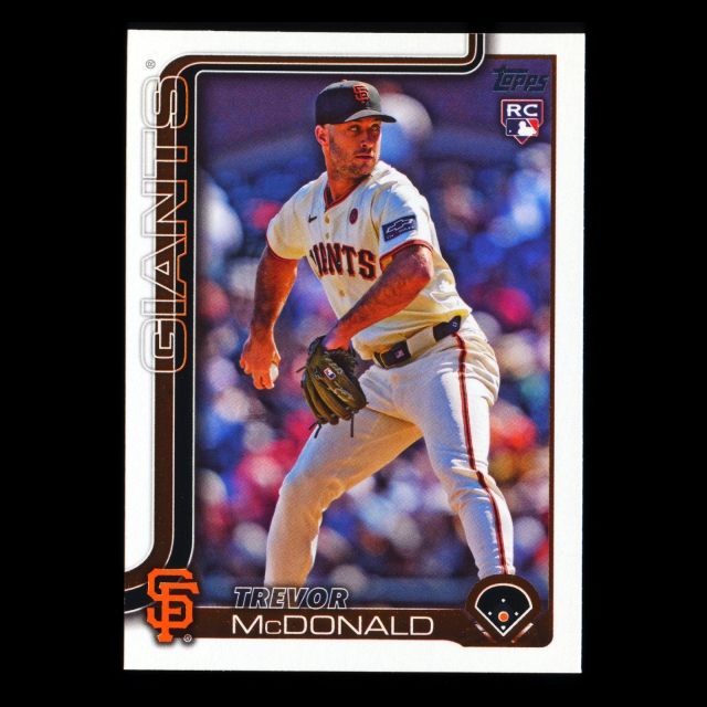 Trevor McDonald RC 2025 Topps Rookie Giants