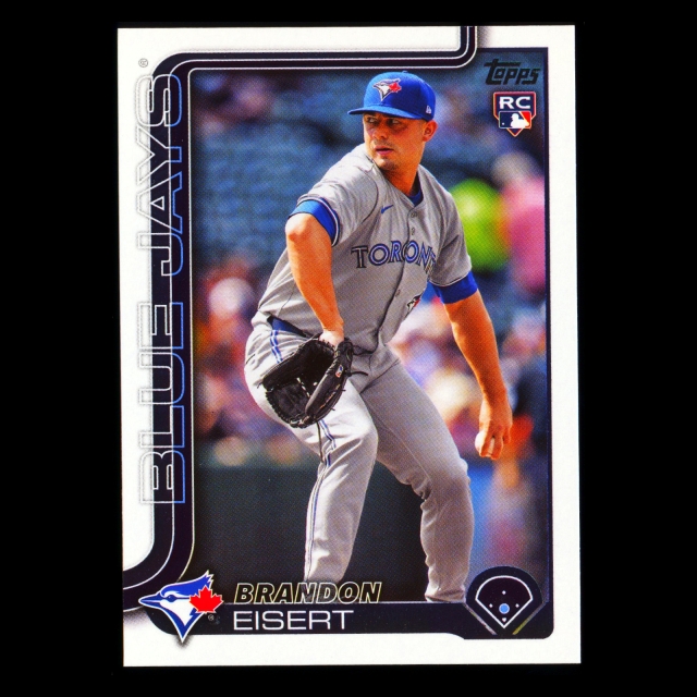 Brandon Eisert RC 2025 Topps Rookie Blue Jays