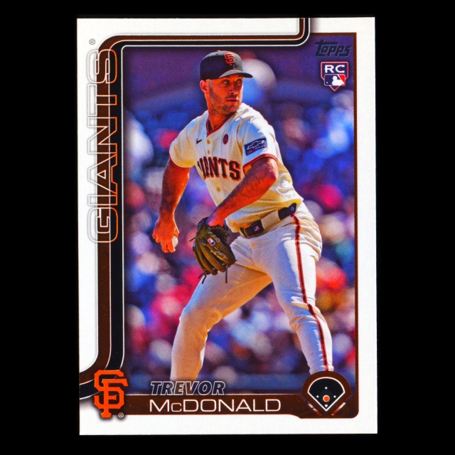 Trevor McDonald RC 2025 Topps Rookie Giants