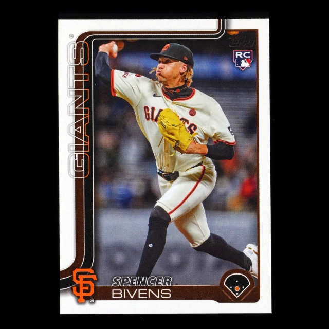 Spencer Bivens RC 2025 Topps Rookie Giants