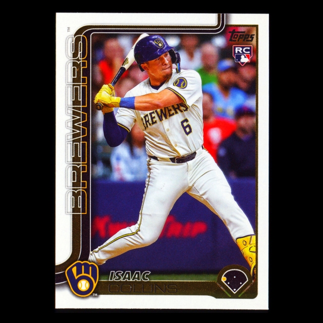 Isaac Collins RC 2025 Topps Rookie Brewers