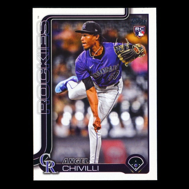 Angel Chivilli RC 2025 Topps Rookie Rockies