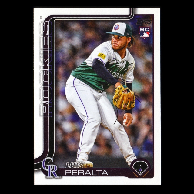 Luis Peralta RC 2025 Topps Rookie Rockies