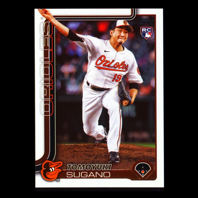 Tomoyuki Sugano RC 2025 Topps Rookie Orioles