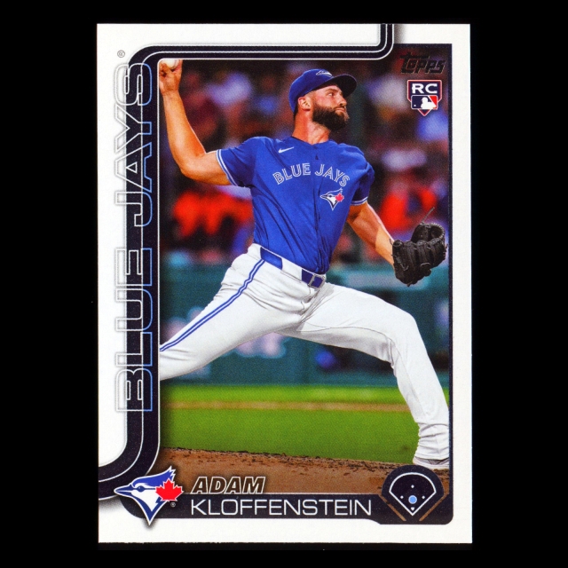 Adam Kloffenstein RC 2025 Topps Rookie Blue Jays