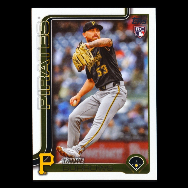 Mike Burrows RC 2025 Topps Rookie Pirates