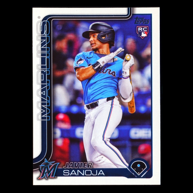 Javier Sanoja RC 2025 Topps Rookie Marlins