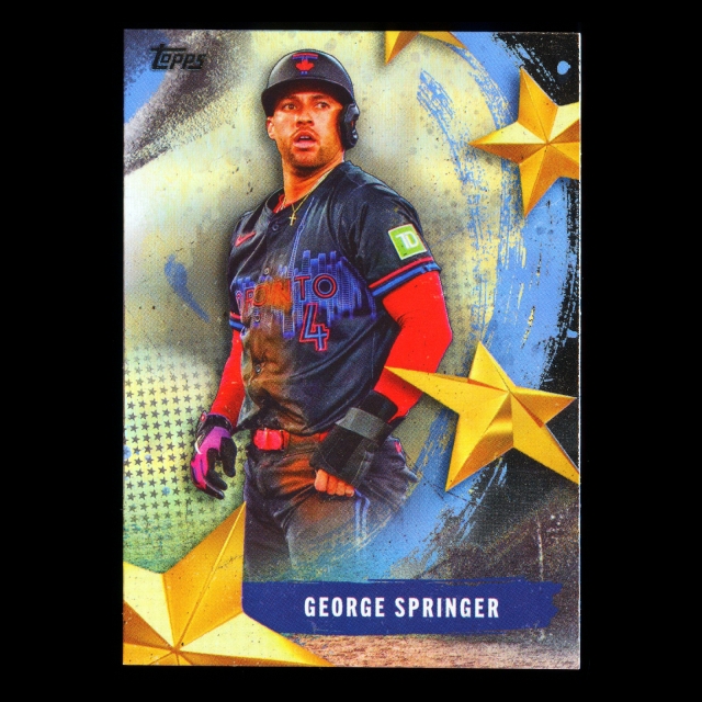 George Springer 2025 Topps Stars of MLB Blue Jays