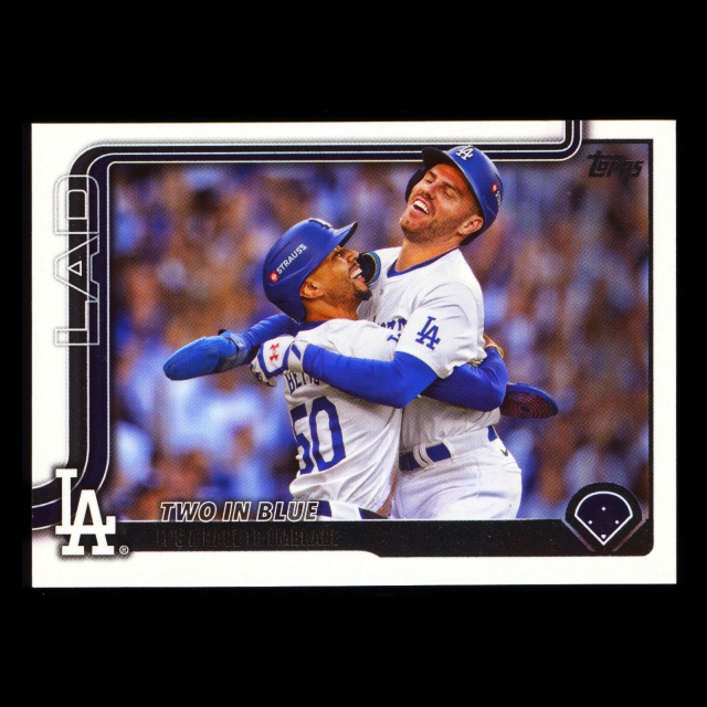 Mookie Betts 2025 Topps Checklist Dodgers