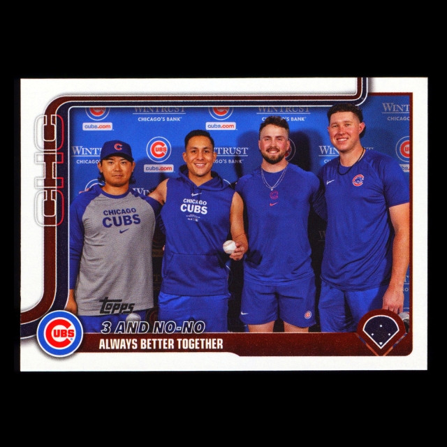 Shota Imanaga 2025 Topps Checklist Cubs
