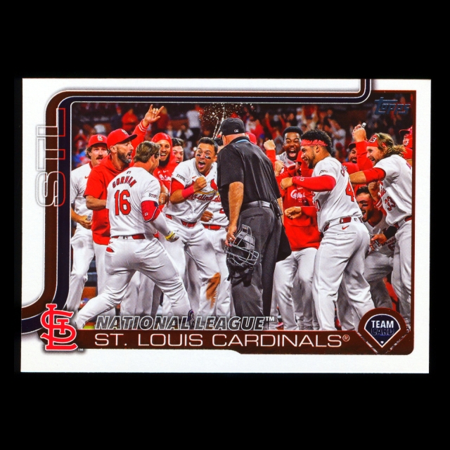 St. Louis Cardinals 2025 Topps Team Card Cardinals