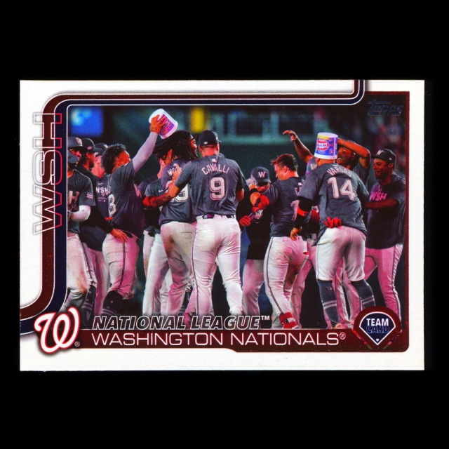 Washington Nationals 2025 Topps Team Card Nationals