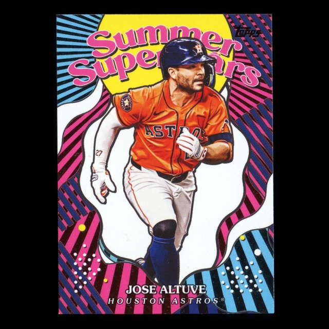 Jose Altuve 2025 Topps Summer Superstars Astros