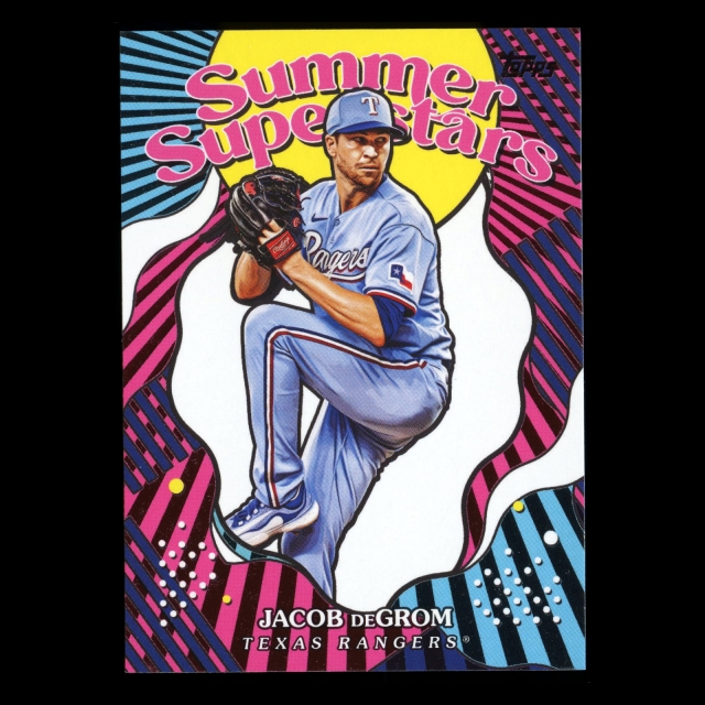 Jacob deGrom 2025 Topps Summer Superstars Rangers