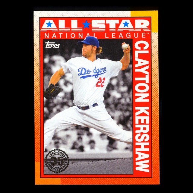 Clayton Kershaw 2025 Topps '90 Topps All Star Dodgers