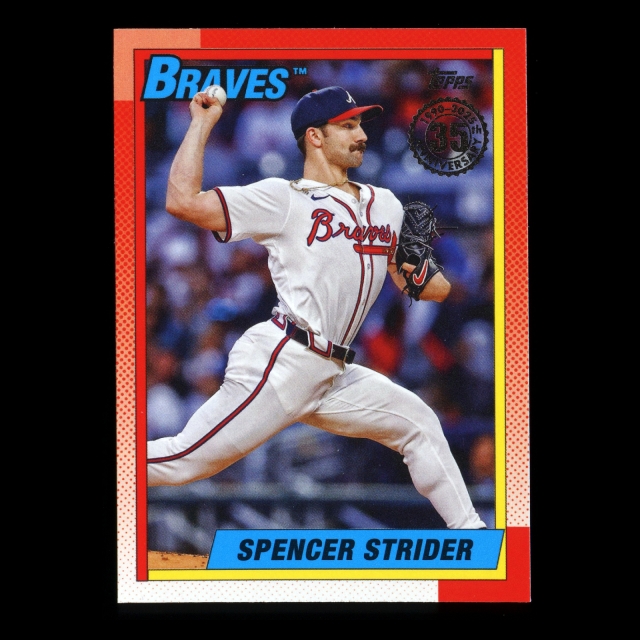 Spencer Strider 2025 Topps '90 Topps Series 2 Braves