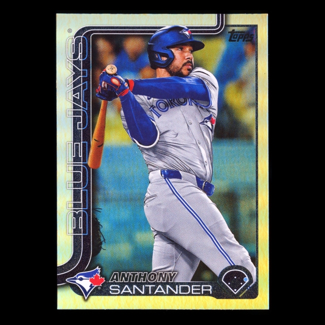 Anthony Santander 2025 Topps Rainbow Foil Blue Jays