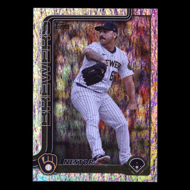 Nestor Cortes 2025 Topps Holo Foil Brewers