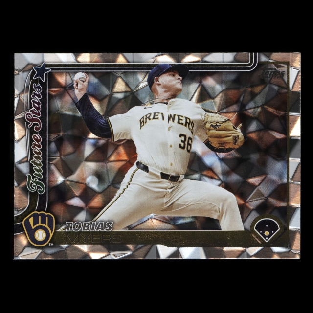 Tobias Myers 2025 Topps Diamante Foil Future Stars Brewers