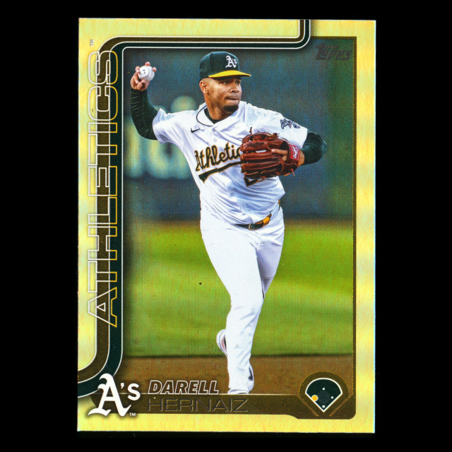 Darell Hernaiz 2025 Topps Rainbow Foil Athletics