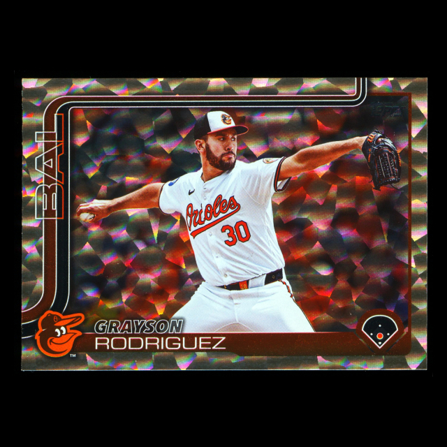 Grayson Rodriguez 2025 Topps Diamante Foil Orioles