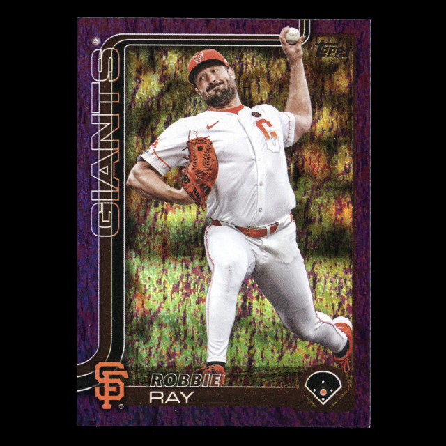 Robbie Ray 2025 Topps Purple Holo Foil Giants 101/250