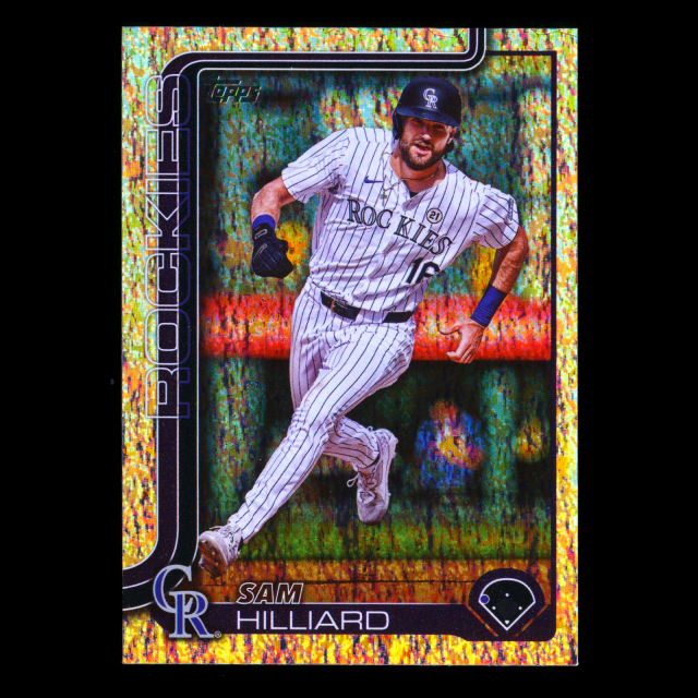 Sam Hilliard 2025 Topps Holo Foil Rockies
