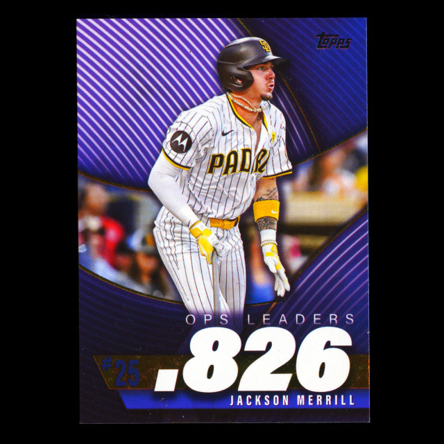 Jackson Merrill 2025 Topps OPS Best Padres