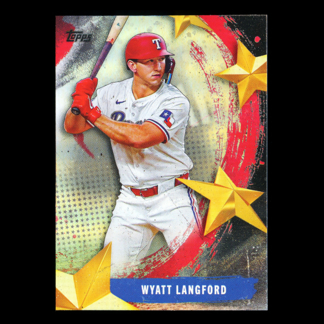Wyatt Langford 2025 Topps Stars of MLB Rangers
