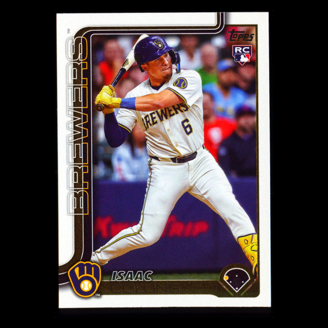 Isaac Collins RC 2025 Topps Rookie Brewers
