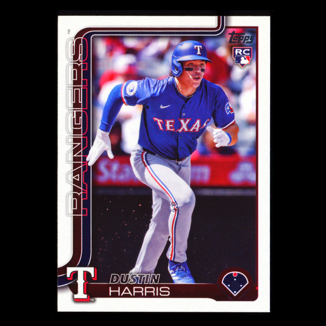 Dustin Harris RC 2025 Topps Rookie Rangers